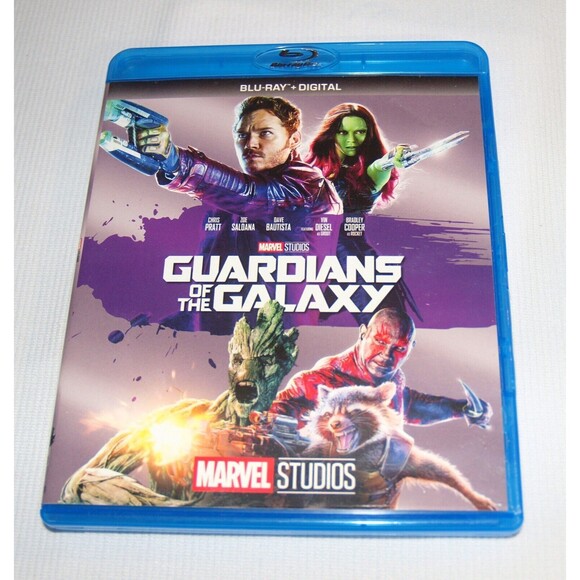 Guardians of the Galaxy Blu Ray Marvel Studios Lots of Bonus Extras - Picture 1 of 3